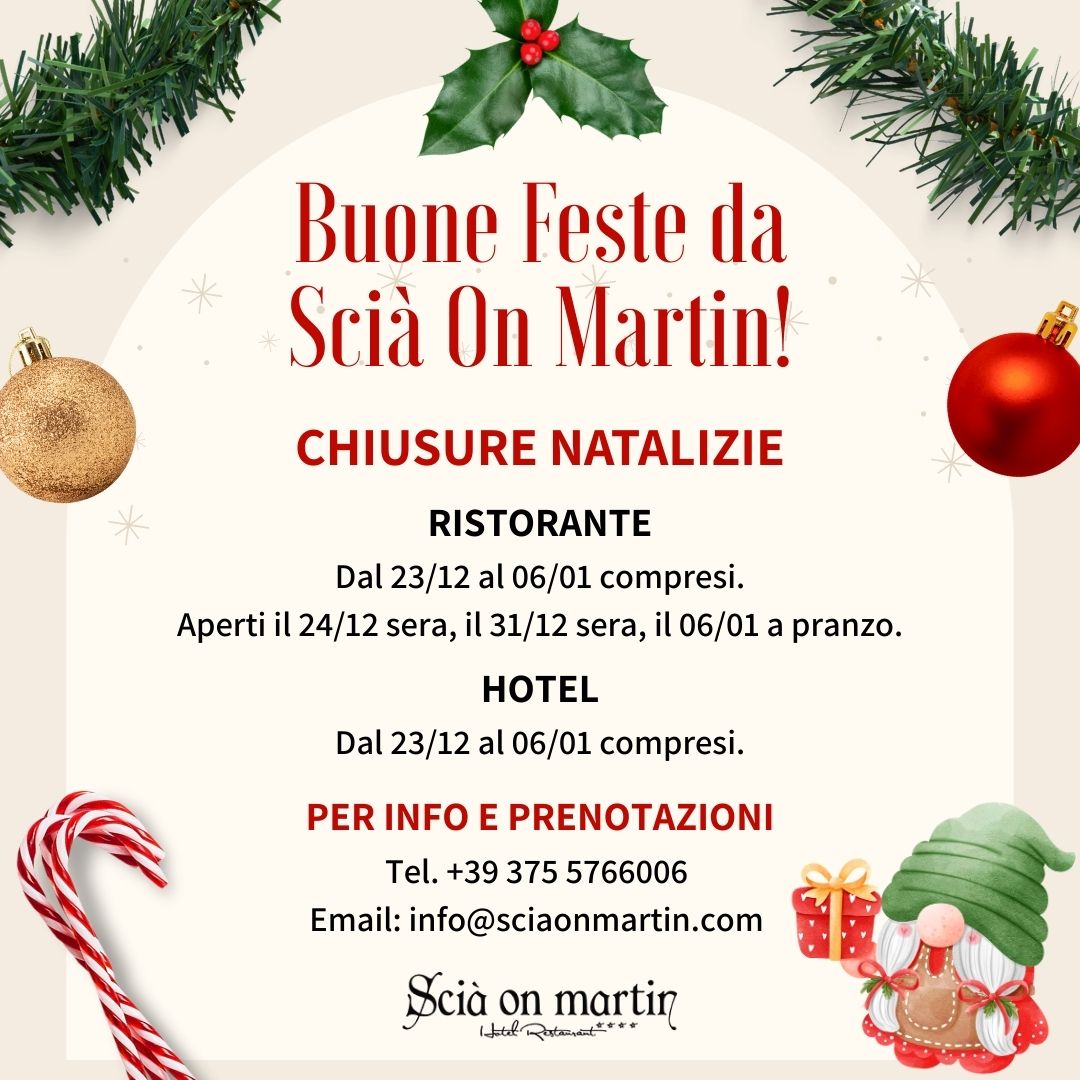 buone feste da Scià On Martin
